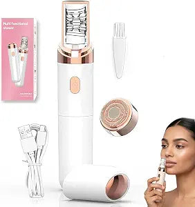 Epilator,Pro 3.0+ Women Face Epilator Pluxyepil Facial Hair Removal White