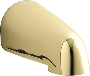 Kohler K-373-PB Devonshire 4-7/16-Inch Non-Diverter Bath Spout, Vibrant Polished Brass