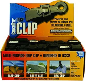 (96) ea Homax Products # 5300 CinchTite Crocodile Tarp Grabber / Attachment Clips96