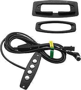 WPS4C10073 141600640 Power Recliner Controller Compatible With RMT with 4 Button 5 Male And 2 Female Pin Lift Chairs Cable Controller Hand Control Replace 23300195X000(B) 23300235X000 DK.08.07.110