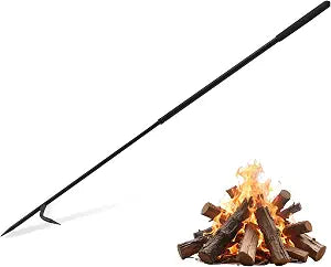 Fire Poker for Pit Outdoor, Fireplace Poker with 26in Fire Pit Tool