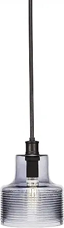 Toltec Lighting Aurora 1 Light Pendant in Bronze (1902-BRZ-BLU)