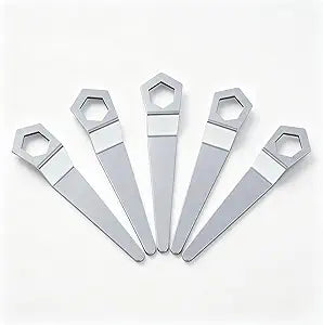 5pack CO2 Tank Wrench - Stainless Steel Regulator Tool for Brewing, Beer Kegs & Kegerators - Durable Design