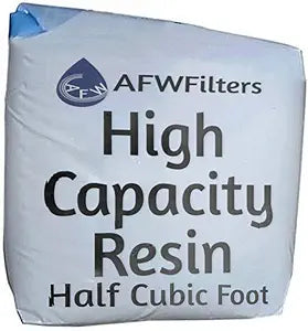 High Capacity Replacement Water Softener Resin 8% Crosslink 1/2 cubic foot