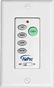 Progress Lighting P2665-30 Transitional Wall Control from Wall Remote Collection in White Finish,