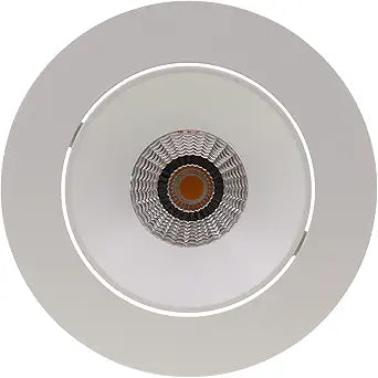 Nora Lighting NIO-4RC27XMPW-10 4 in. Iolite Adjustable Cone Reflector44; Matte Powder White - Round