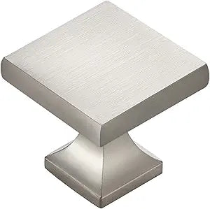 Cabinet Knobs Brushed Nickel Square Knobs for Cabinets and Drawers Cabinet Hardware Kitchen Cabinet Knobs 30 Pack