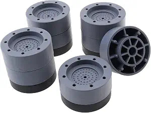 4 Pack Furniture Risers 2.55 inch Round Bed Risers Heavy Duty, Adjustable Bed Lifts Risers for Bed Frame, Desk, Table, Sofa, Chair Risers Supports Up to 1,300 lbs
