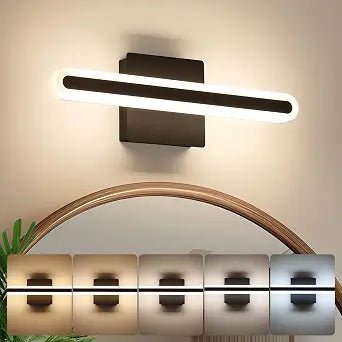 Modern LED Bathroom Vanity Light Fixtures, 5CCT Dimmable Bathroom Light Bar