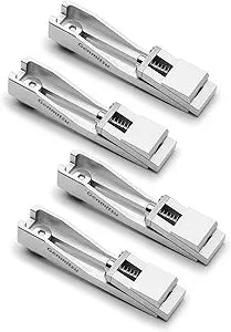 Genmitsu Upgrade CNC Router Vise Clamp for Large Woodworking & Metalworking Project, Low Profile Aluminum Toe Clamp, Size 4.2" x 0.9" x 0.6" (106mm x 22mm x 15mm), 4PCS