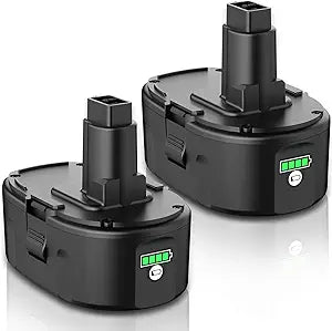 2Pack 8.0Ah Replacement for Dewalt 18V XRP Lithum Battery Compatible with 18 Volt DC9096 DC9098 DC9099 DW9095 DW9096 DW9098 DW9099 DE9039 Cordless Power Tools Not for NiCd/NiMH Chargers