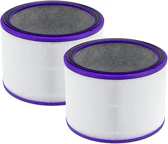 Nispira HP01 HP02 DP01 968125-03 Replacement Filter Compatible with Dyson Pure Cool Link Desk & Pure Hot Cool Link Air Purifiers Evo Filter 2-in-1 HEPA Activated Carbon, 2 Packs