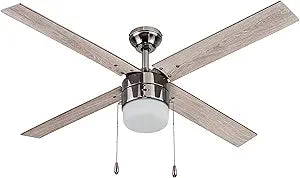 Portage Bay 51451 Chism Ceiling Fan, 52, Gun Metal