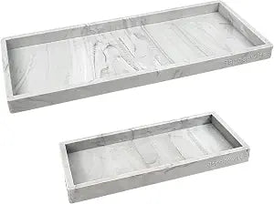 Spacewiser Countertop & Vanity Silicone Tray 2 PC (11.7" & 7.7") Set