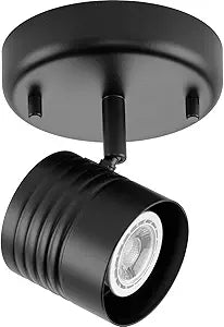 Progress Lighting Kitson Collection Black One-Head Multi-Directional Track