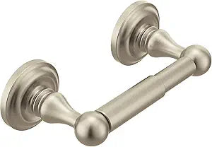 Moen Madison Collection Brushed Nickel Spring-Loaded Toilet Paper Holder, BP6908BN