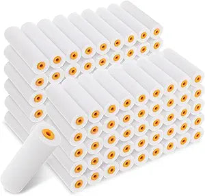 100 Pcs 4 Inch Foam Paint Roller High Density Foam Roller Mini Paint Roller Refills Paint Edger Tool for Walls Brings Smooth Finishes Flat Surfaces