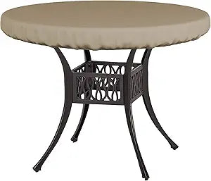 Covers & All Round Table Top Cover, 12 Oz Waterproof UV & Weather Resistant Patio Table Cover, Outdoor Table Cover for Patio Outdoor Furniture & Coffee Table (36" Dia x 4" H Inches, Beige)