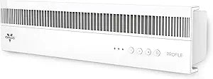 Vornado PROFILE Window Fan, Whole Room Air Circulator, Reversible Exhaust, Quiet Operation, 3 Speed Settings, Low Profile Window Fan for Kitchen, Bedroom, and Home, White