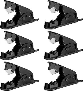 ONLYFU PTFE Tube Cutter PE Hose Cutter Pipe Cutter Plastic Tubing Cutting Tool for Cutting Nylon PU PVC Plastic Tube Up to 3/4 Inch OD Tube (Black) 48Pcs