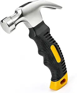 SHENHORCH- 8oz Small Magnetic Claw Hammer Mini Hammer for Women&Kids, Camping Hammer, Stubby Tack Hammer, Nail Hammer