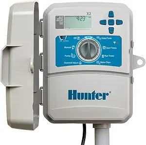 Hunter Industries Hydrawise X2 6-Station Outdoor Irrigation Controller, white