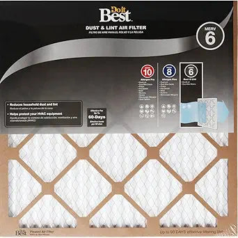 Flanders Do it Best 15 in. x 20 in. x 1 in. Dust & Lint MERV 6 Furnace Filter Pack of 12