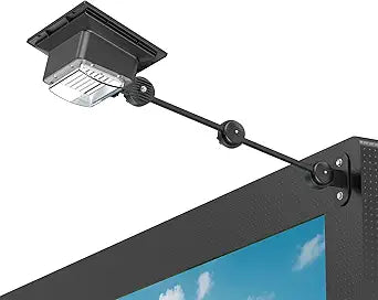 Solar Sign Light Outdoor, 108 LED Commercial Billboard Lighting with 4400mAh Battery & IP65 Waterproof Design Ideal for Business Signs, Real Estate Boards, Walls & Advertising Displays