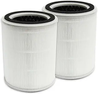 PUREBURG TPAP001 Replacement Filter Compatible with TOPPIN Comfy Air C2 Air Purifier,2-Pack H13 True HEPA Activated Carbon 2-in-1. Does not Fit Comfy Air Bridge series.