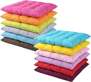 12 Pcs Square Floor Cushions for Classroom 15.7" Large Meditation Cushion Flexible Seating Floor Cushions Floor Pillows for Kids Sitting Pillows for Adults Yoga Living Room Chair Tatami Balcony