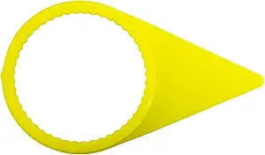 AME INTL 62400 Checkmate Wheel Nut Indicator 33mm Yellow Visual Loose Lug Nut Alert, 100-Pack