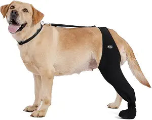 Dog Socks to Prevent Licking Paws Breathable Leg Sleeve to Stop Licking and Biting Firm and Secure Adjustable Size Dog Recovery Sleeve Socks (L-Left)
