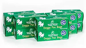 Universal Pet Waste Bags for Dogs & Cats - 2,000pcs of 8"x13" Green Pet Bags for Poop (Bulk) - Compatible with Most Universal Dog Waste Dispensers - Durable and Provides Easy Clean-Up