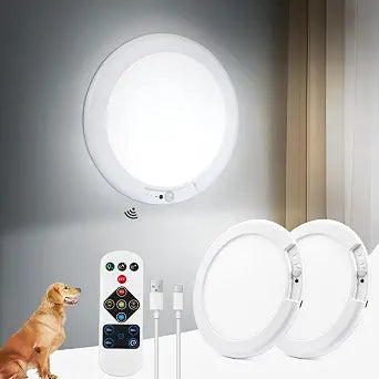Rechargeable Ceiling Light, Inside Shower Light Waterproof 2 Pack