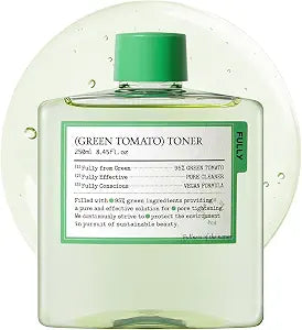 FULLY Green Tomato Toner, Skin Soothing and Hydrating, Fragrance Free,8.45 fl.oz, Exp DEC 2026
