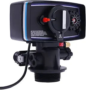 Automatic Fleck 5600 12 Day Control Timer Valve 110V 3W Black For Water Filter Softener Resin