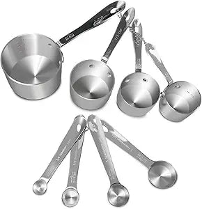 All-Clad Stainless-Steel 8 pc. Standard-Size Measuring Cup & Spoon Combo Set