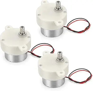3PCS Micro Electric Motor Gearbox, Rotary Speed Deceleration Reducing Motor