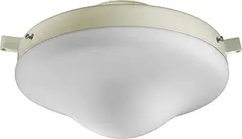 Quorum 1377-867, Satin Opal Glass Patio Light Kit, Antique White