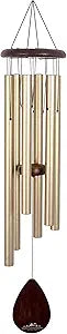 Bronze Wind Chimes for Outside Deep Tone, 38 Inch Havasu Hand Tuned E Major Wind Chime, Adjustable Clapper, Aluminum Beech Wood Garden Patio Porch Decor, Memorial Housewarming Gift