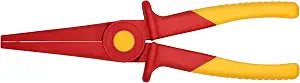 Knipex 98 62 02 Flat Nose Plastic Pliers 1000V Insulated, Red/Yellow