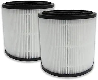 PUREBURG Replacement Filter Compatible with Bissell MYair + & MYair HUB Air Purifiers Model 2905A 3179A Parts 3389, H13 True HEPA and Activated Carbon Multi-Layer Filtration, Pack of 2