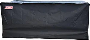 XXL Storage Box cover with Straps and Handles, Waterproof Heavy Duty Outdoor Furniture Winter Cover for Keter, Suncast Container (Deck Box Cover, 63"(L) 30"(D) 28.3"(H)) Black