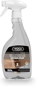 WOCA Natural Soap Spray, Hardwood Floor Cleaner, 25.4 fl oz (750 ml)