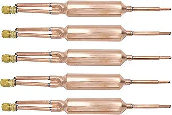 Supplying Demand D111 5 Pack Copper 1 Inch Charging Drier for Commercial Refrigerators Freezers Air Conditioners
