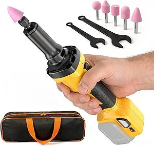 Cordless Die Grinder Compatible With Dewalt 20V MAX Battery, 26500RPM Brushless Motor with 6-Speed Control, 1/4" Collet For Metal Grinding, Wood Sanding, Weld Cleanup & Automotive Repair (NO Battery)