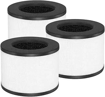 Nispira TZ-K1 Plus Replacement Filter Compatible with ToLife TZ-K1 Plus Air Purifiers Size 7"L x 8"W x 8"Th, 3 Packs