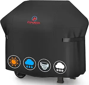 BBQ Gas Grill Cover, 48 Inch for Weber Spirit 2, Waterproof Weather Resistant, UV & Fade Resistant, PU Coating for Weber Spirit II 200 Series, Spirit 200, Spirit II E210 Gas Grill