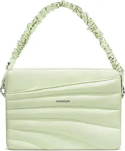 Innostyle Laptop Sleeve 14 Inch Laptop Case with Shoulder Strap for Women Men, 360 Protective Laptop Bag Compatible with 14" MacBook Pro, HP, Dell, Lenovo, Acer, Notebook, 2 Hidden Pocket, Green