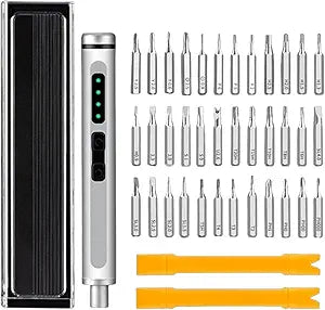 E1 Max Electric Screwdriver,Mini Precision Screwdriver Set,44 in 1 Screwdriver Set,Magnetic Storage, Repair Tool Kit for Electronics Phone Camera Laptop Watch